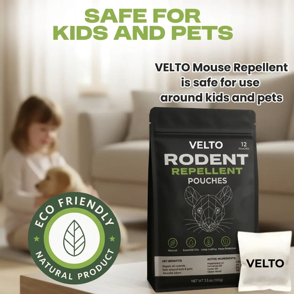 Natural Rodent Repellent Pouches