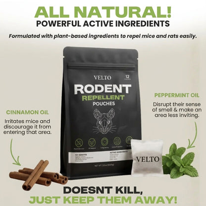 Natural Rodent Repellent Pouches