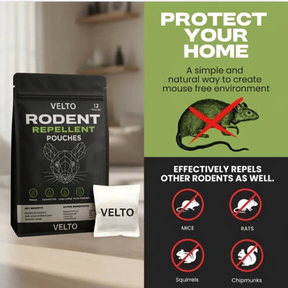 Natural Rodent Repellent Pouches